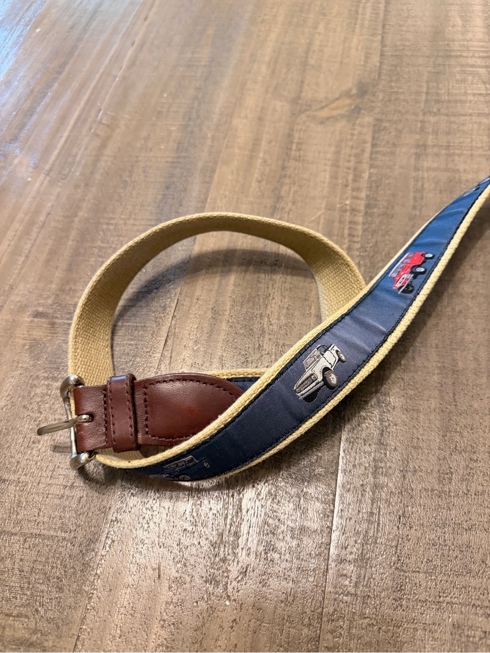 Belted Cow  Vintage 4x4 Jeep Bronco Belt 44’’ Full Grain Leather, Brass buckle